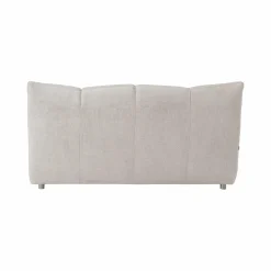 Grande chauffeuse pour canapé modulable tissu Benny - Naturel - 2,5 places