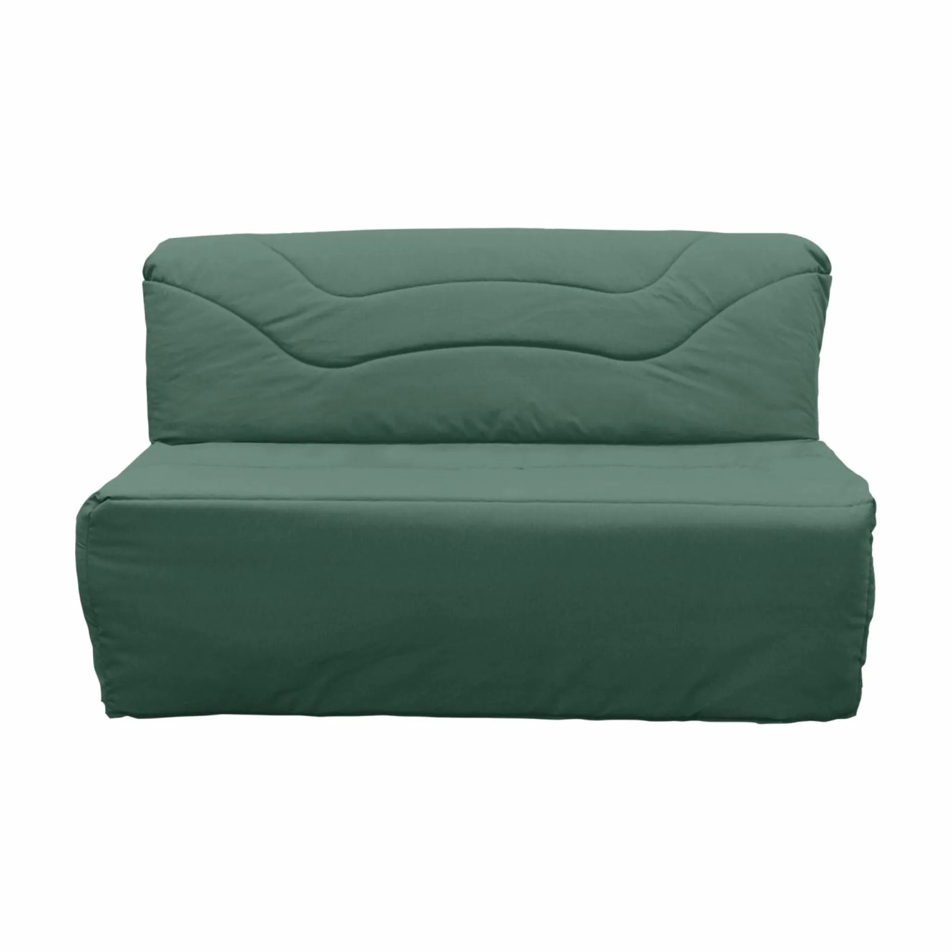 Housse de BZ recyclée Heva - Vert Fougère - 140 x 190 cm