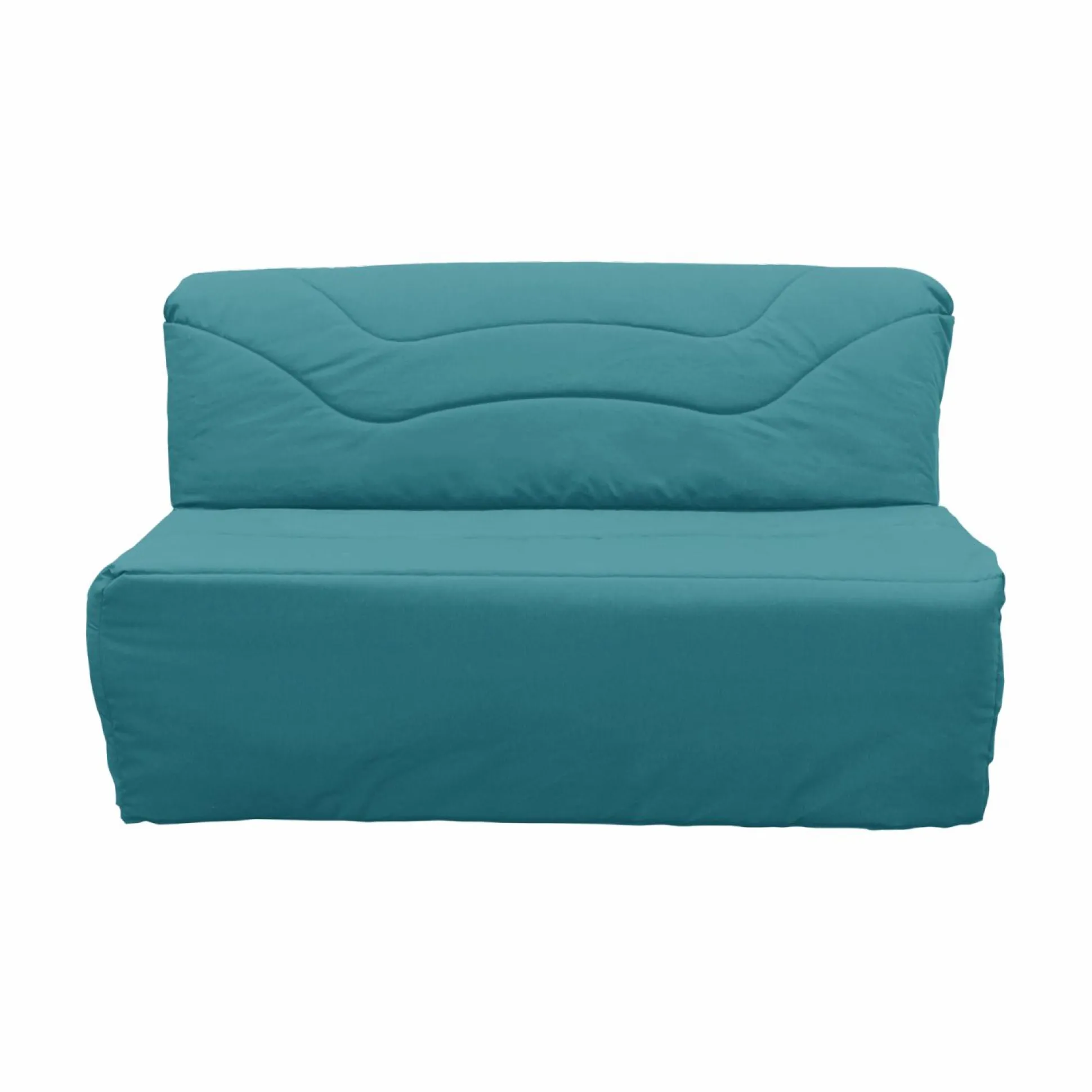 Housse de BZ recyclée Heva - Bleu Canard - 140 x 190 cm