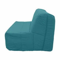 Housse de BZ recyclée Heva - Bleu Canard - 140 x 190 cm