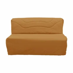 Housse de BZ recyclée Heva - Curry - 140 x 190 cm