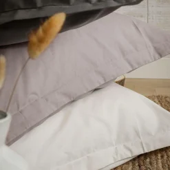 Housse de couette coton bio Fil & Sens - Gris Mastic - 200 x 200 cm