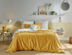 Housse de couette coton bio Fil & Sens - Achillée - 140 x 200 cm