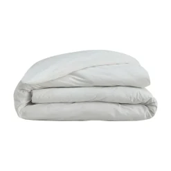 Housse de couette coton bio Fil & Sens - Blanc - 140 x 200 cm