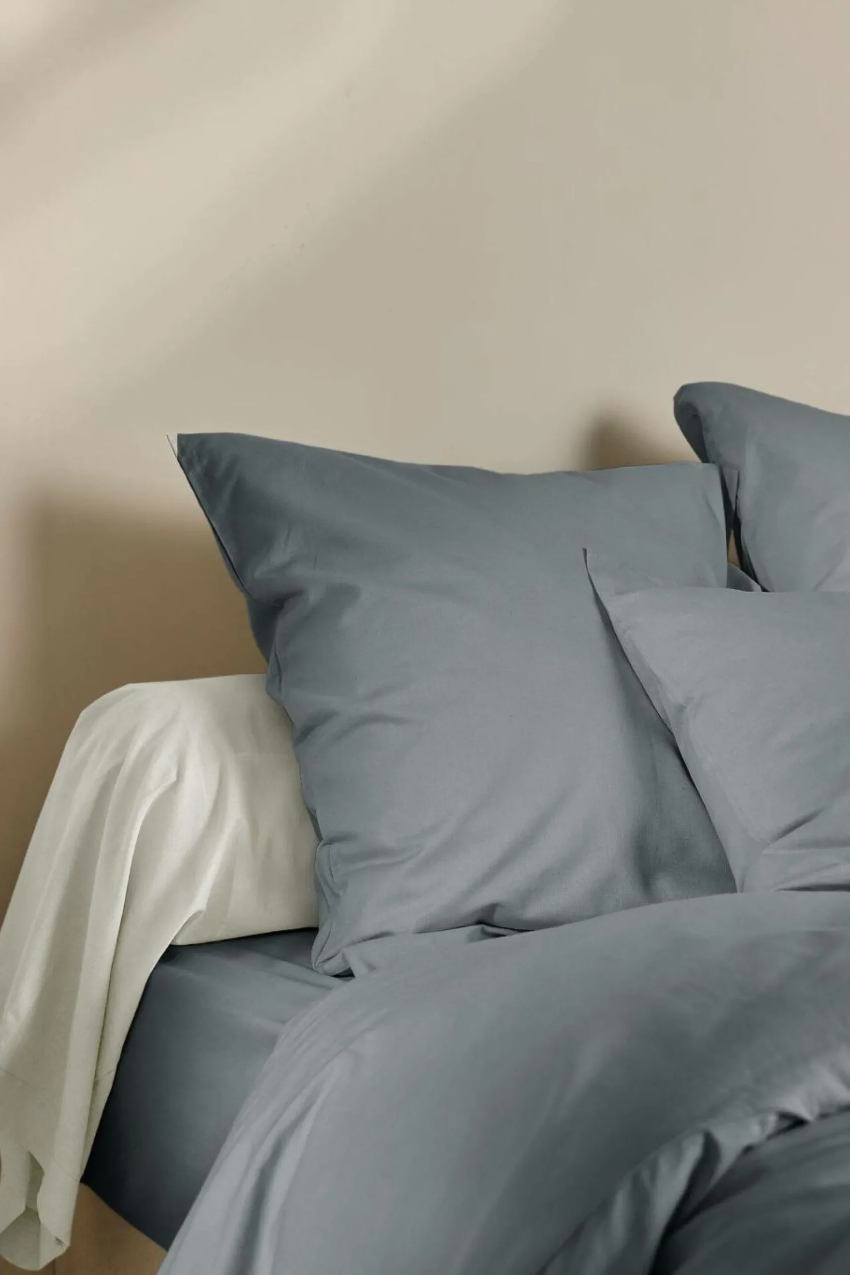 Housse de couette coton lin Valentine - Orage - 140 x 200 cm