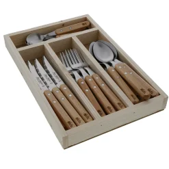 JEAN DUBOST Ménagère 24 pièces Bistrot à la Française