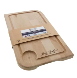 JEAN DUBOST Planche à découper avec bol et rigole 39 x 23 cm