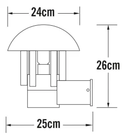 KONSTSMIDE Applique Murale Heimdal en Aluminium