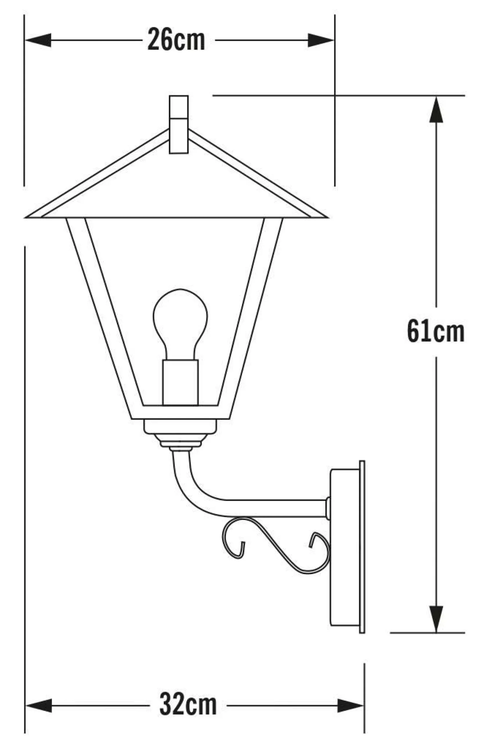 KONSTSMIDE Applique Murale Benu Montante en Aluminium