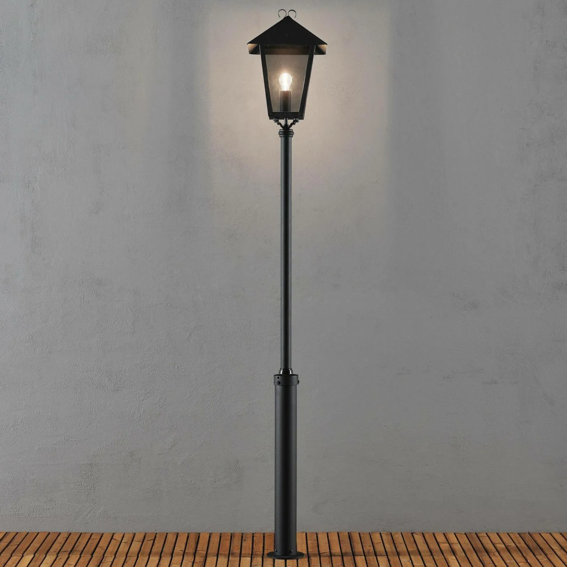 KONSTSMIDE Lampadaire Benu en Aluminium