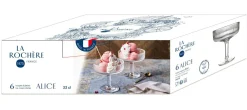 LA ROCHERE Lot de 6 Coupes Alice