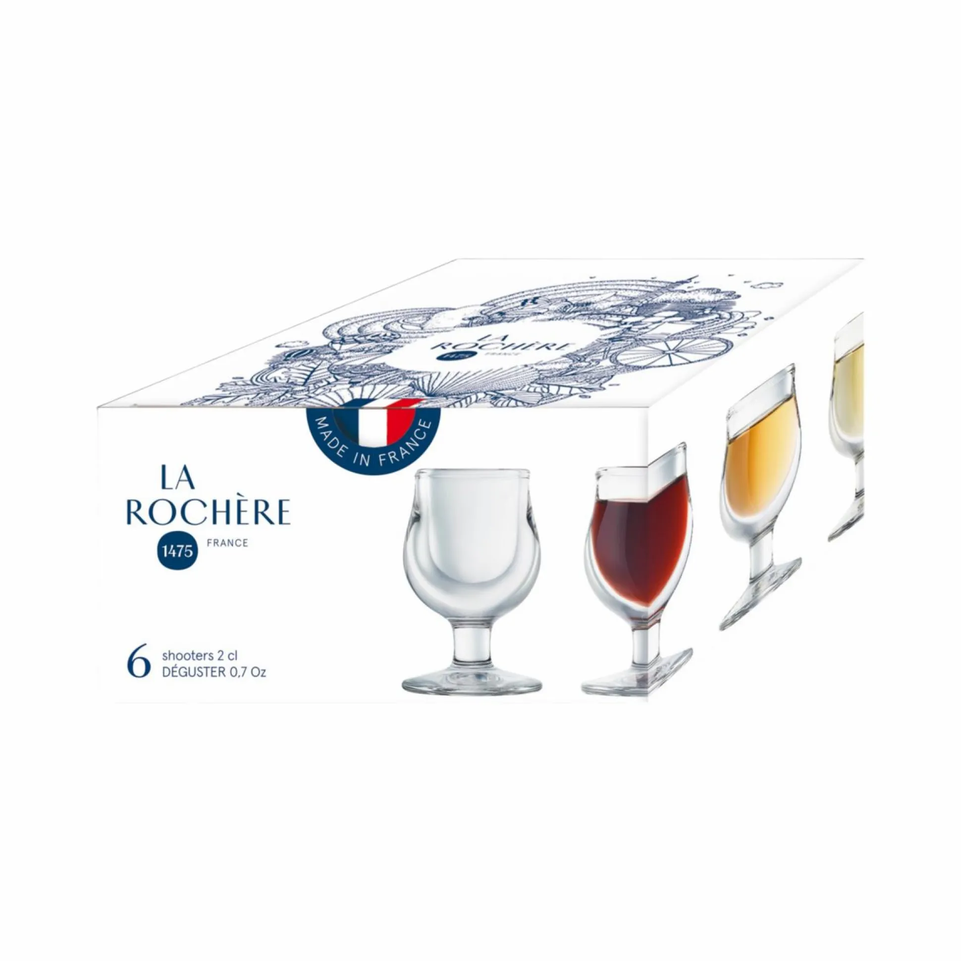 LA ROCHERE Lot de 6 verres Déguster