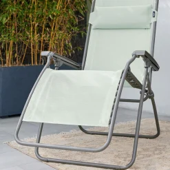 LAFUMA Fauteuil Relax Pliant R Clip - Tilleul