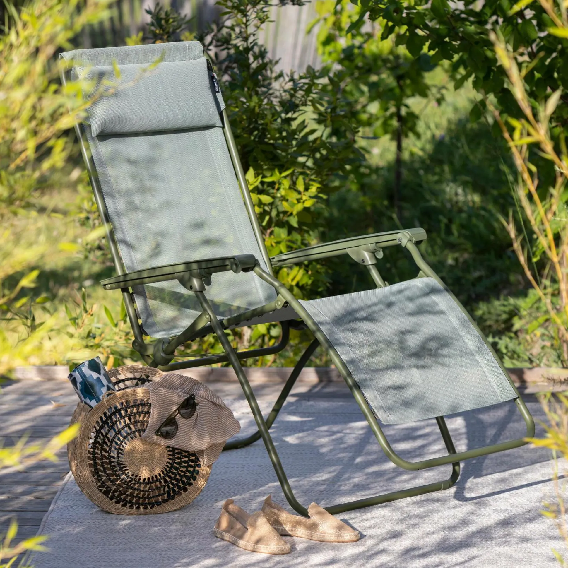 LAFUMA Fauteuil Relax Pliant R Clip Colorblock - Vert Moss