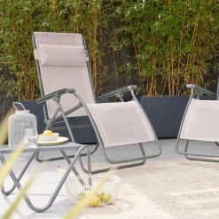 LAFUMA Fauteuil Relax Pliant R Clip - Magnolia