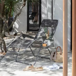 LAFUMA Tablette Porte Gobelet Recyclée Pour Fauteuil Relax - Noir