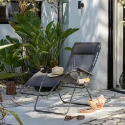 LAFUMA Tablette Porte Gobelet Recyclée Pour Fauteuil Relax - Titane