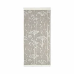 LASA HOME Serviette de bain coton Léontina, floral - Floral - 100 x 150 cm