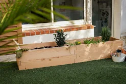 LE CARRE FANTASTIK Carré de Potager Rectangulaire Lombrik en Bois