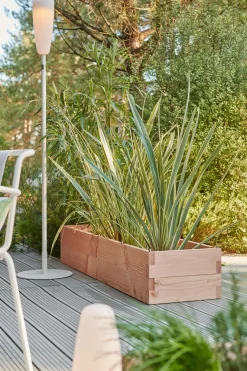 LE CARRE FANTASTIK Carré de Potager Rectangulaire Lombrik en Bois