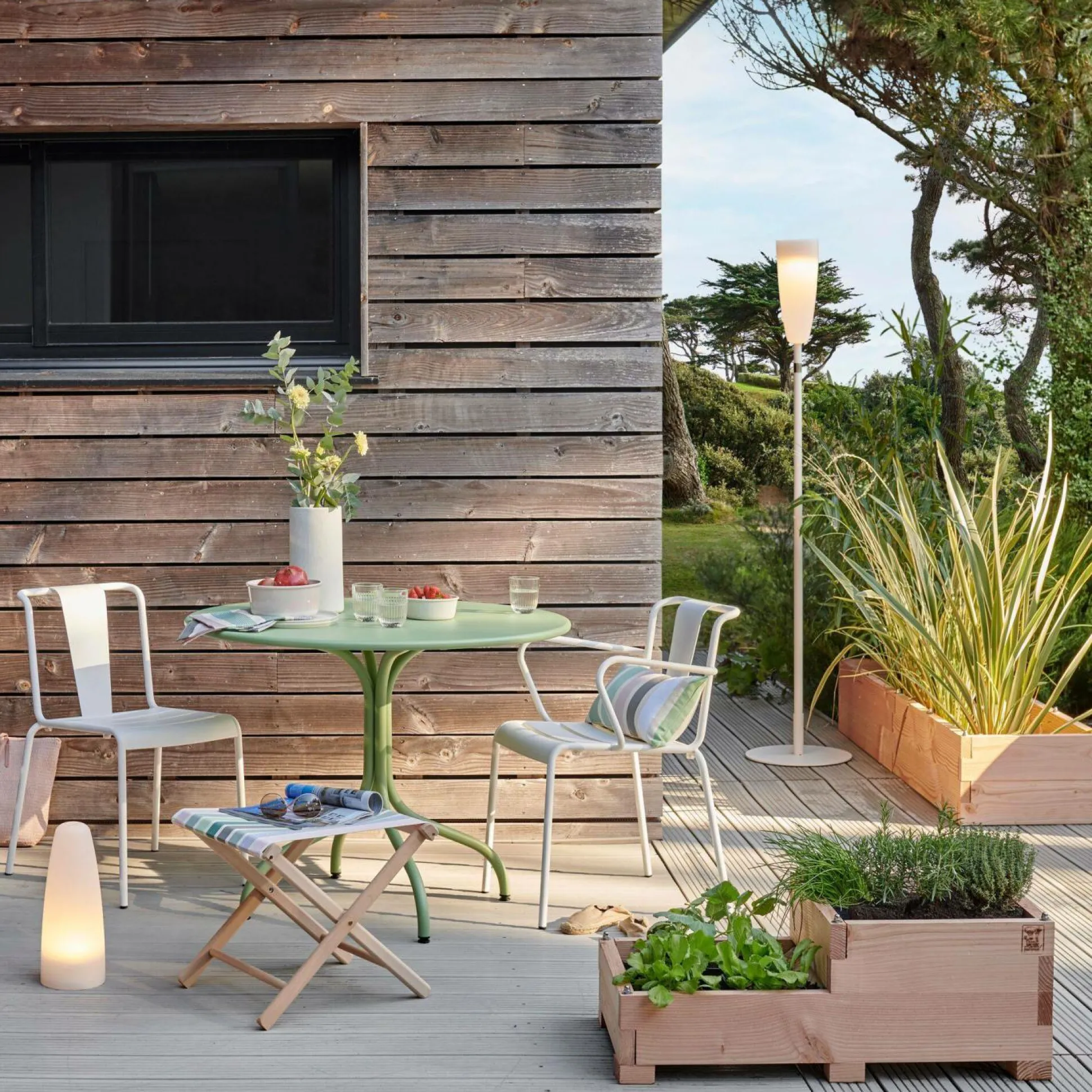 LE CARRE FANTASTIK Carré de Potager 2 Niveaux Twinik en Bois