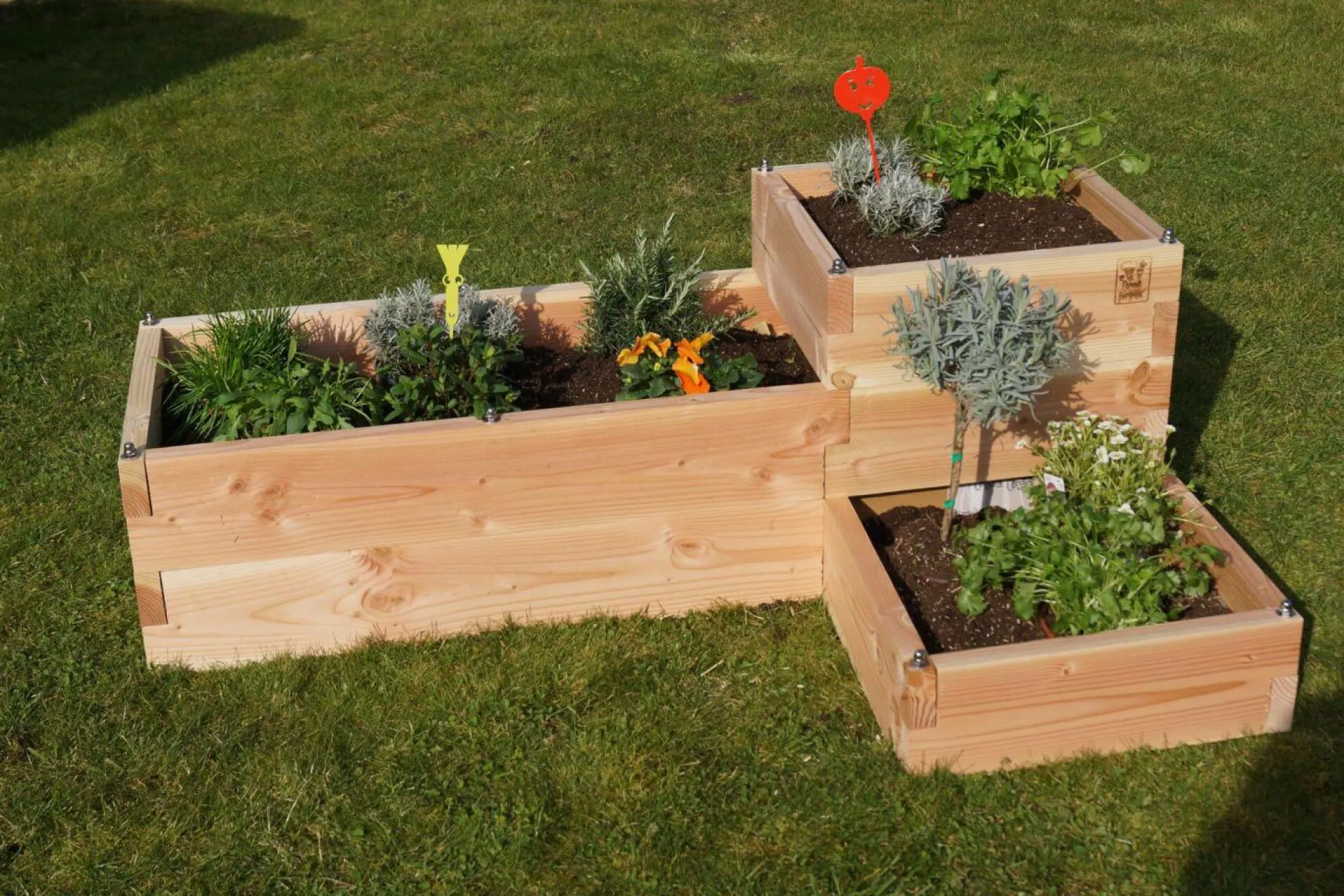 LE CARRE FANTASTIK Carré de Potager 3 Niveaux Vivik en Bois