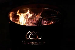 LE MARQUIER Brasero d'Extérieur avec Couvercle en Acier Ø 60 cm Original