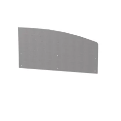 LE MARQUIER Crédence Courbe Droite pour Cuisine d'Extérieur en Inox