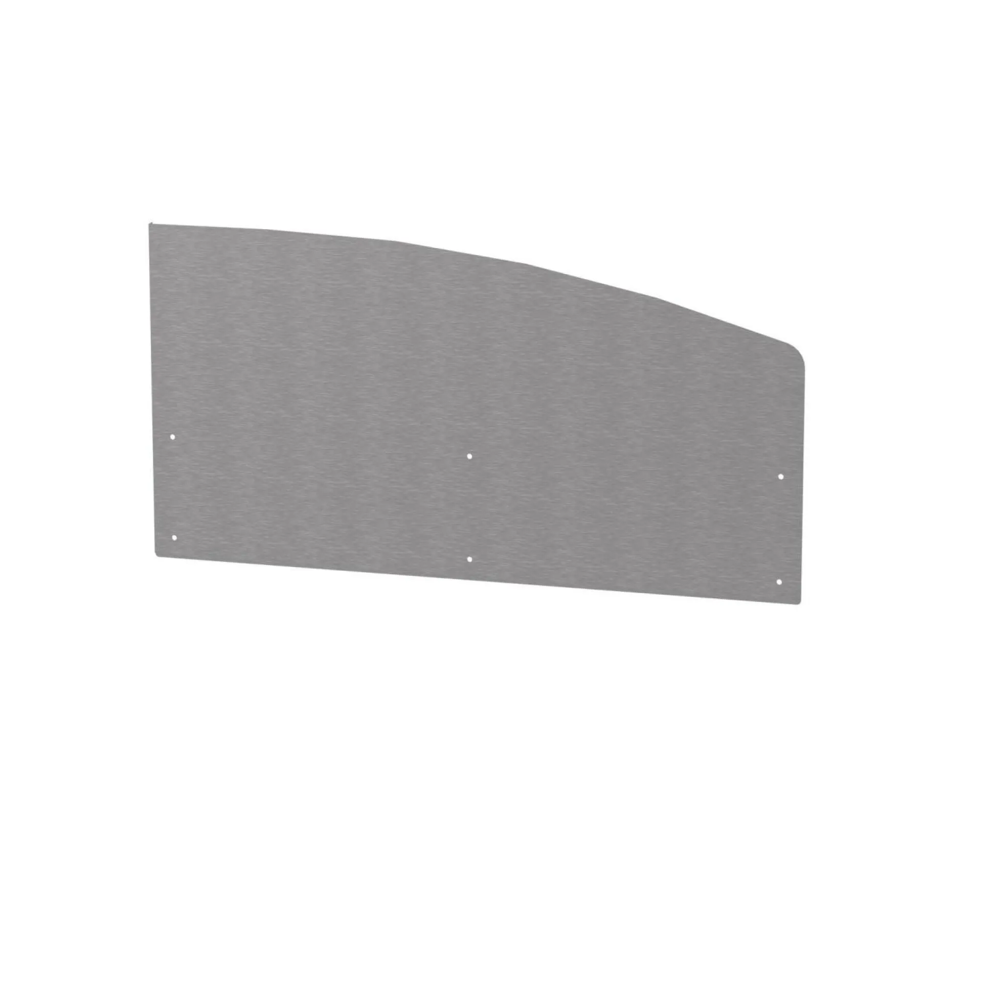 LE MARQUIER Crédence Courbe Droite pour Cuisine d'Extérieur en Inox