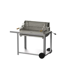 LE MARQUIER Ensemble Barbecue et Chariot Irissarry en Inox