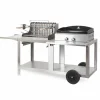 LE MARQUIER Ensemble Plancha, Barbecue et Chariot Mendy-Alde Baia en Inox