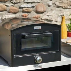LE MARQUIER Four à Pizza Électrique d'Extérieur Signature 350