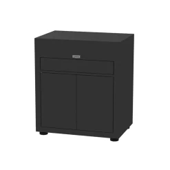 LE MARQUIER Meuble avec Tiroir pour Cuisine d'Extérieur 80 x 55 cm - Noir