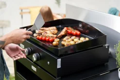 LE MARQUIER Plancha Gaz Pure 260 en Acier Noir