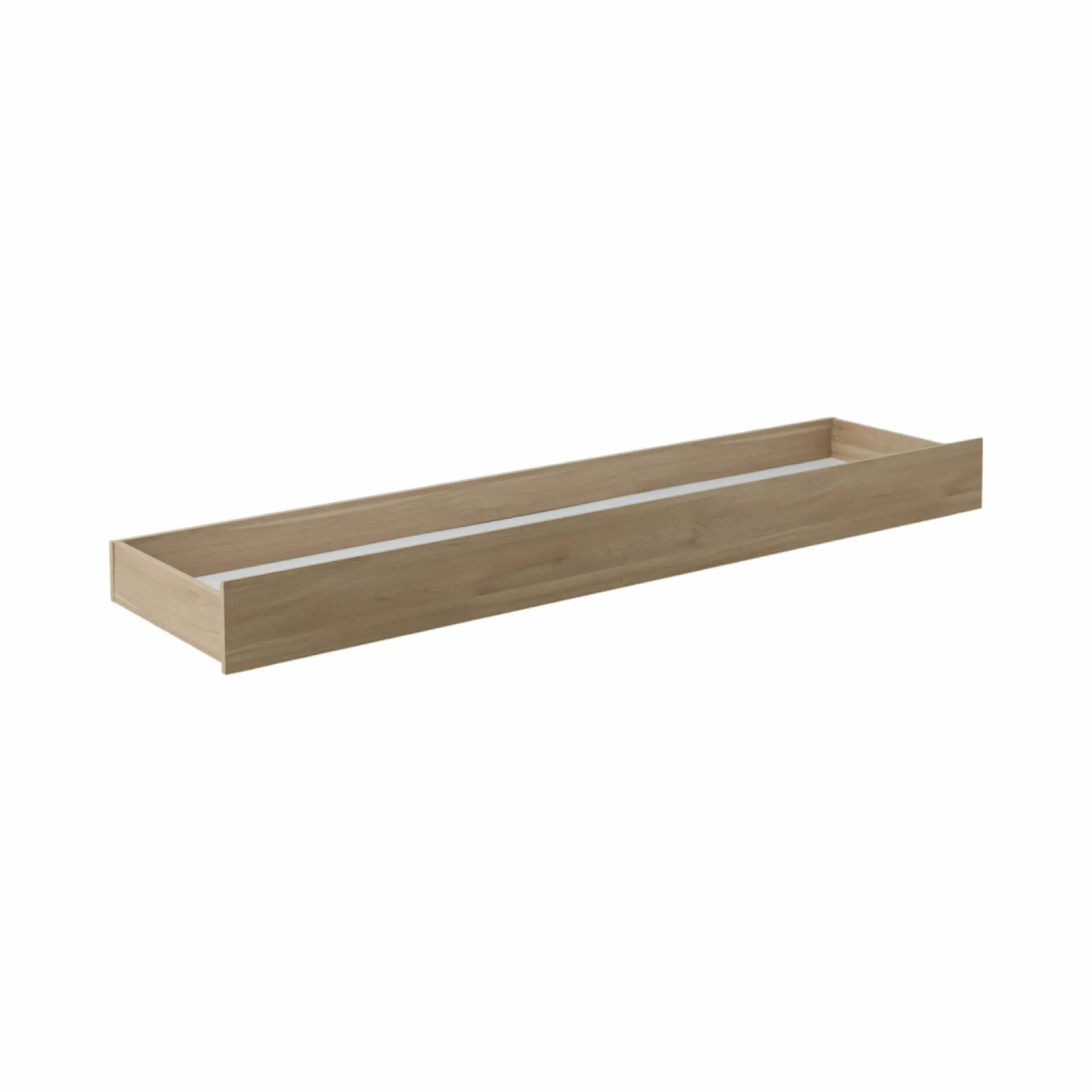 Lit avec tiroir de rangement en option décor bois Palerme - 140 x 190/200 cm