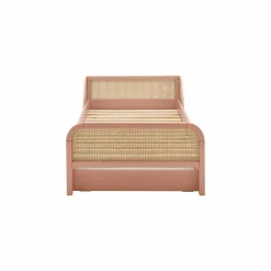 Lit avec tiroir de rangement en option Sam - Terracotta