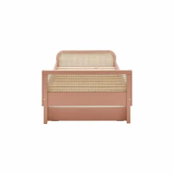 Lit avec tiroir de rangement en option Sam - Terracotta