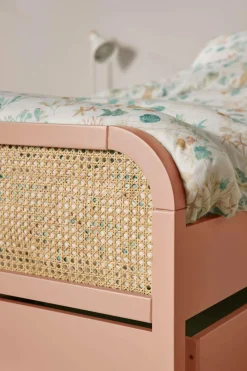 Lit avec tiroir de rangement en option Sam - Terracotta