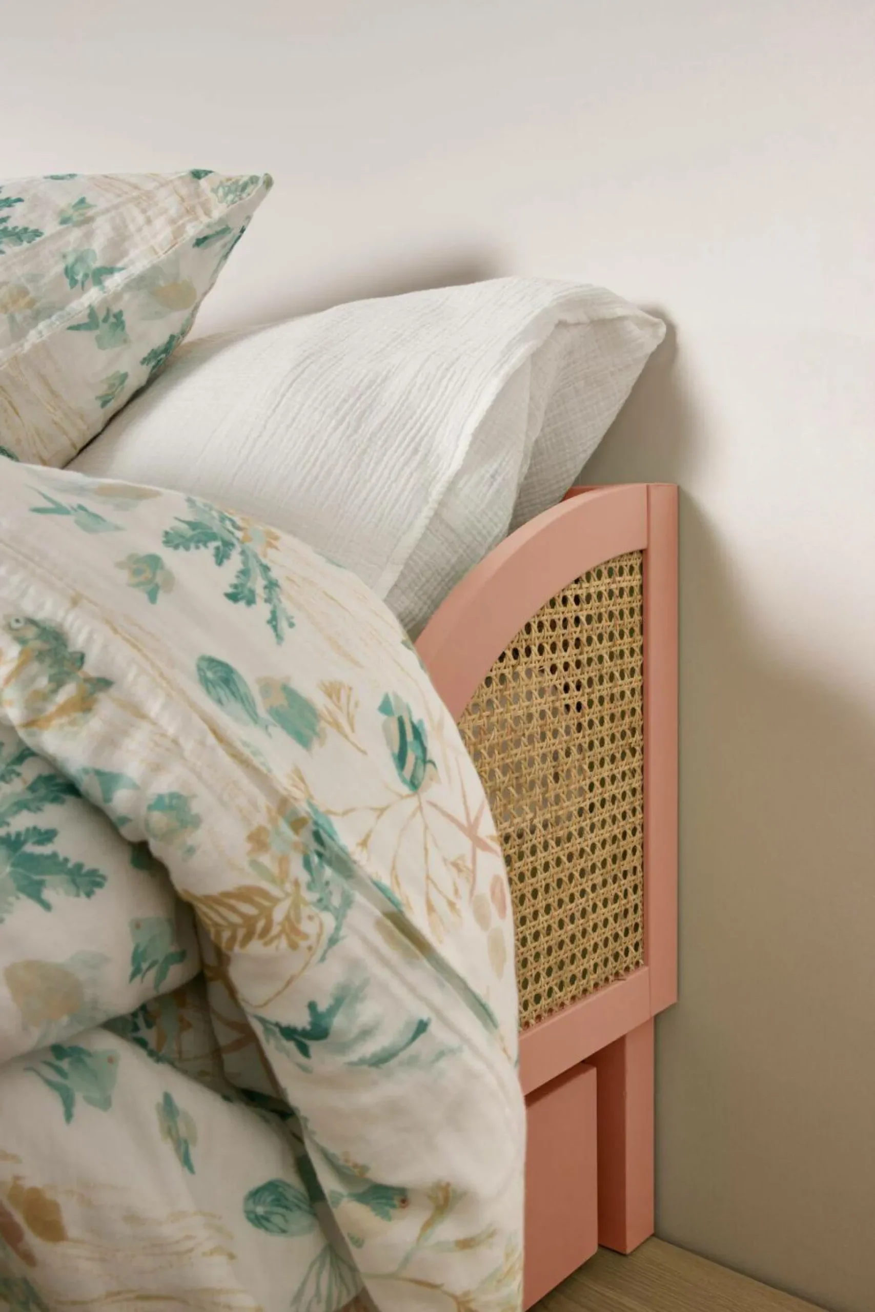 Lit avec tiroir de rangement en option Sam - Terracotta