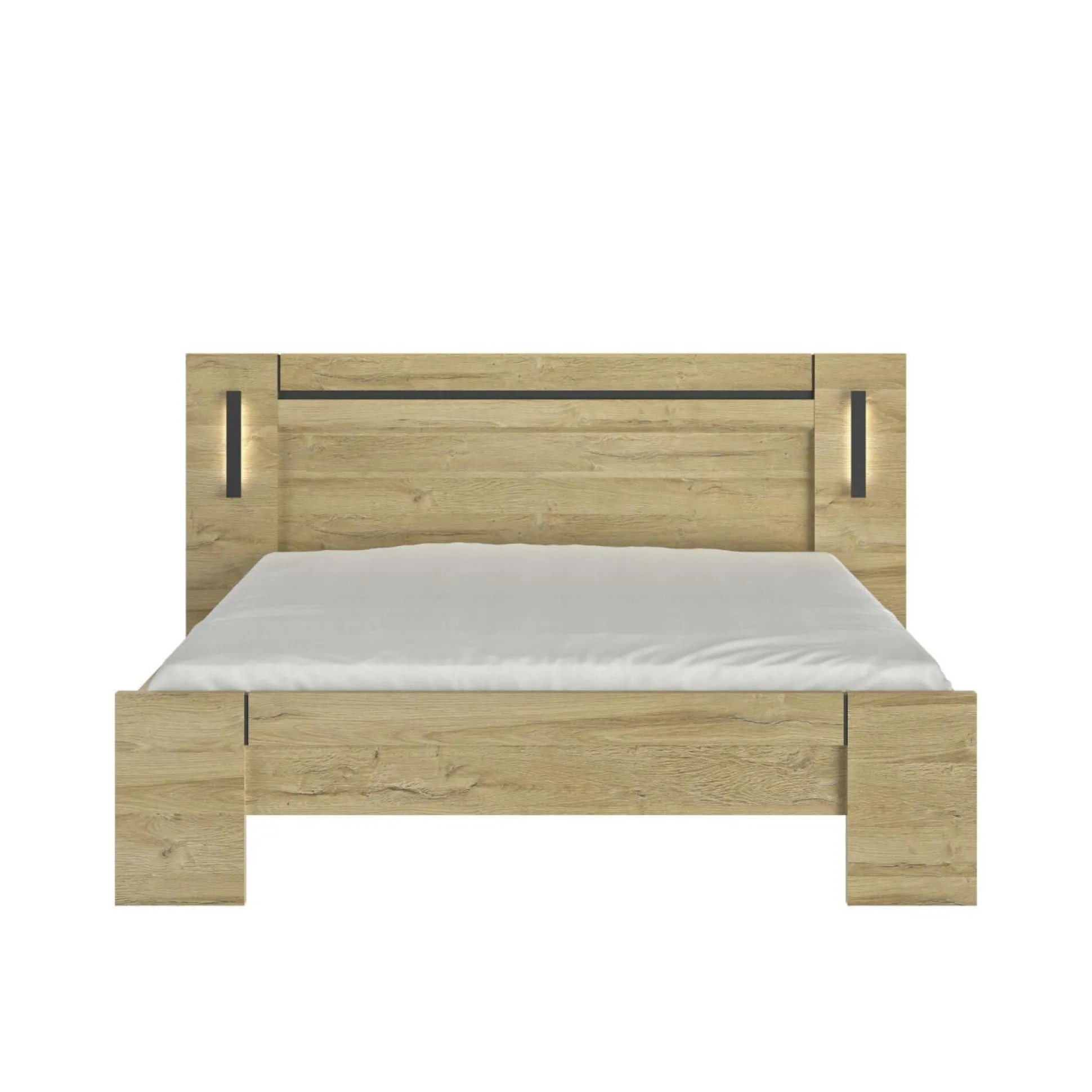 Lit avec tiroir de rangement en option Emilie - 160 x 200 cm