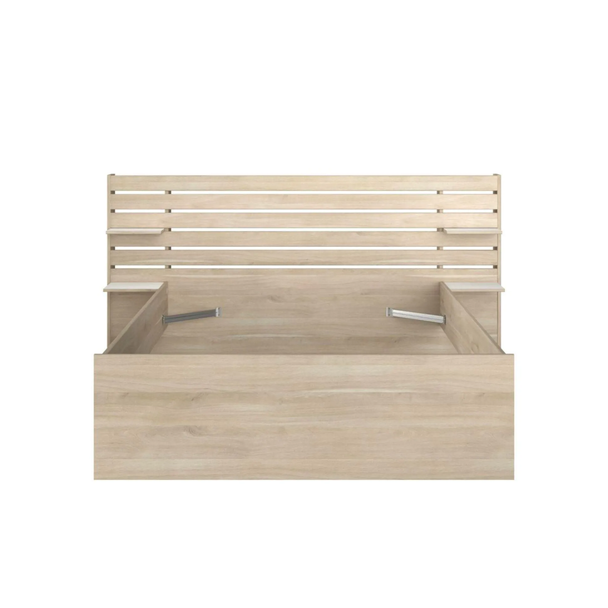 Lit avec tiroirs de rangement en option Palmyre - 140 x 200 cm