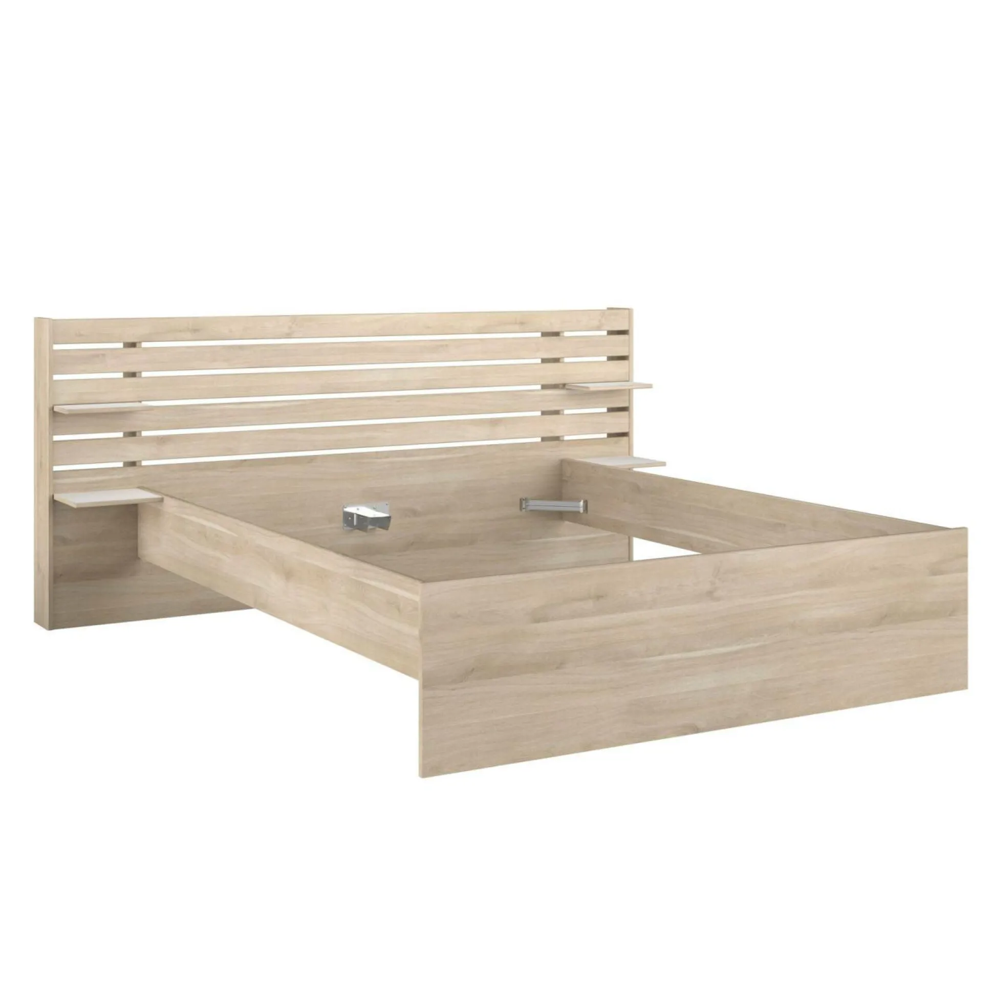 Lit avec tiroirs de rangement en option Palmyre - 180 x 200 cm