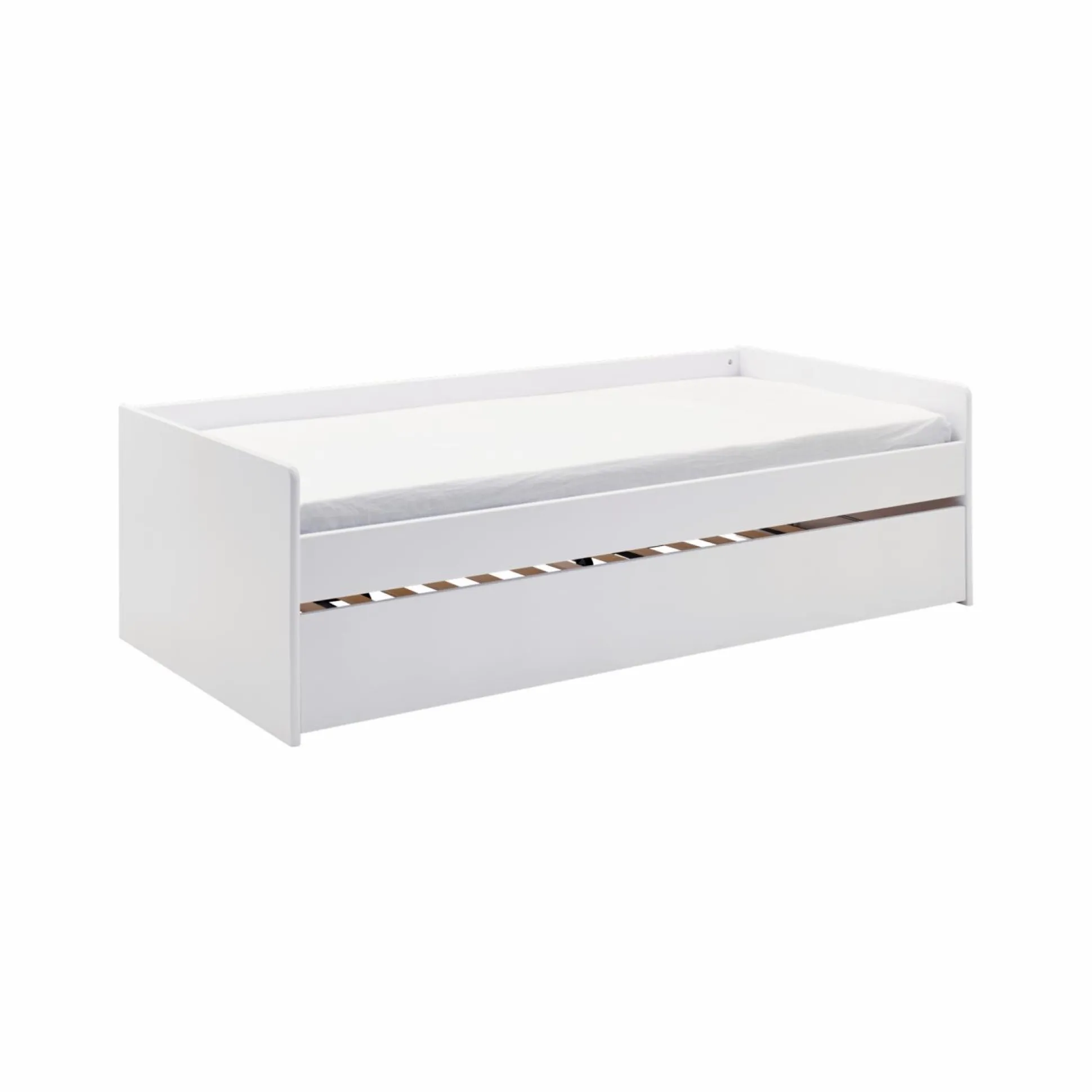 Lit banquette gigogne Sandro - Blanc