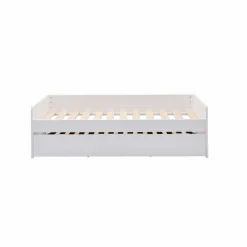 Lit banquette gigogne Sandro - Blanc