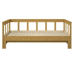 Lit extensible avec tiroir de rangement en option Tanguy - Miel