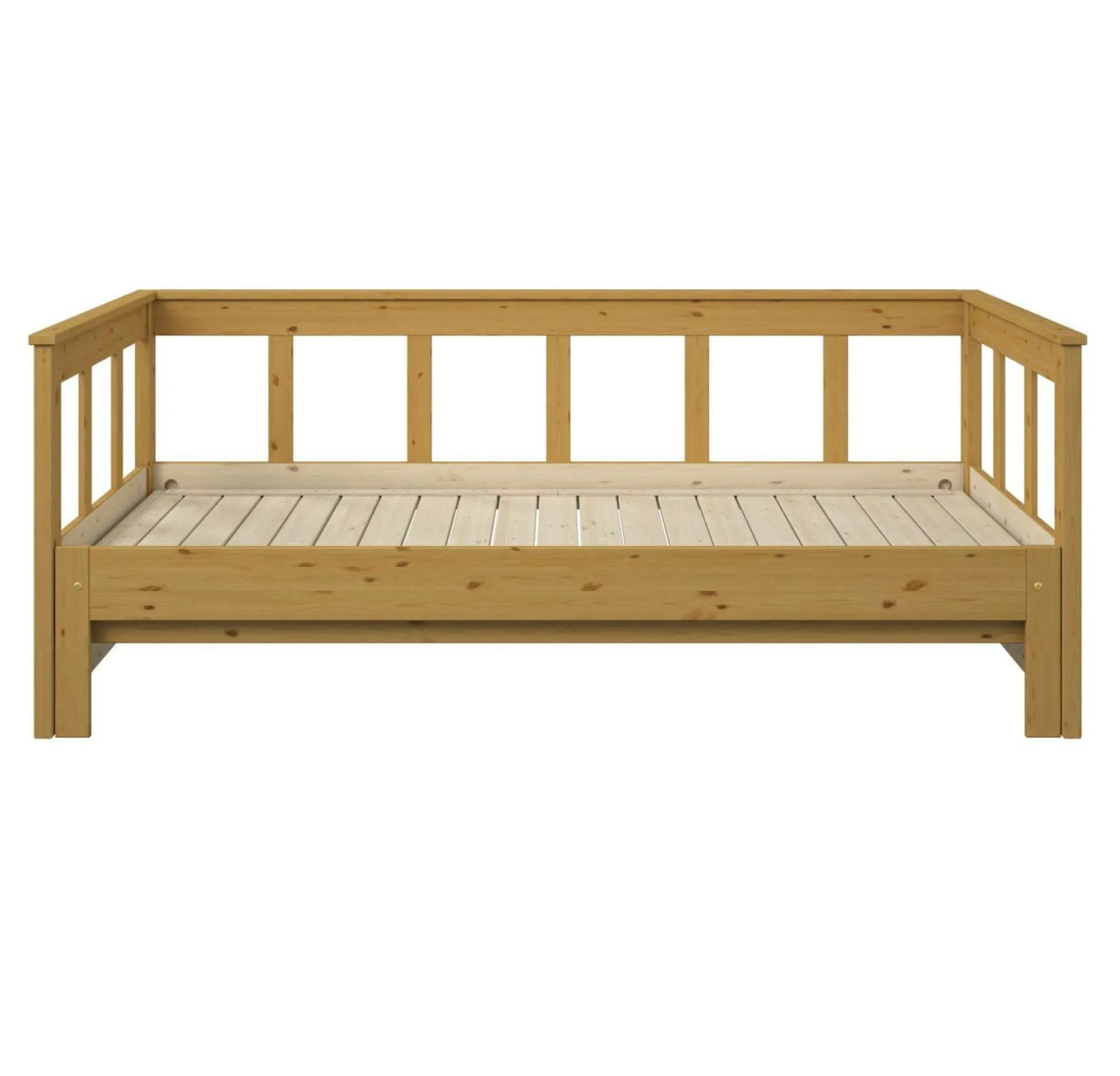 Lit extensible avec tiroir de rangement en option Tanguy - Miel