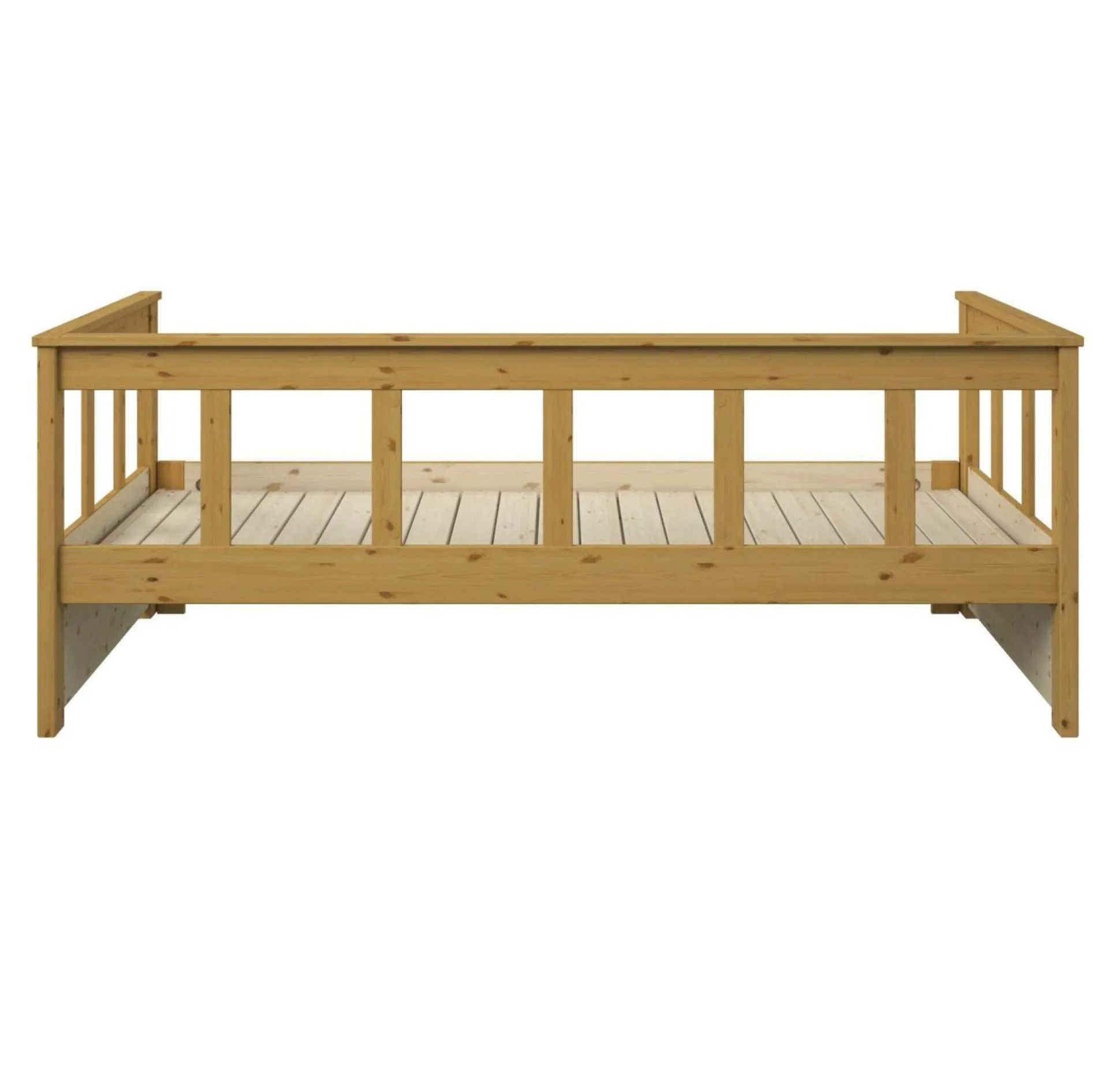 Lit extensible avec tiroir de rangement en option Tanguy - Miel