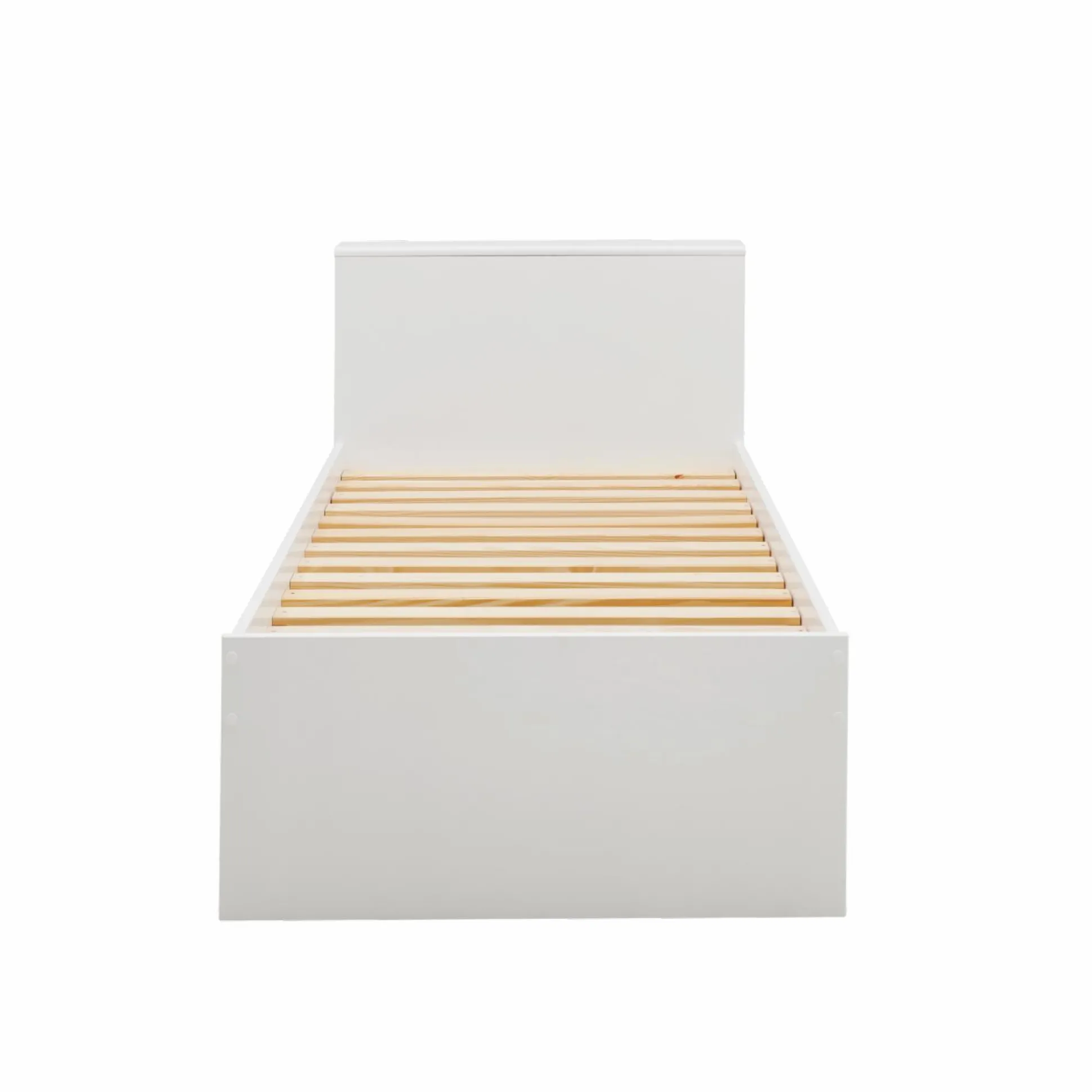 Lit gigogne bois massif Sebastian - Blanc