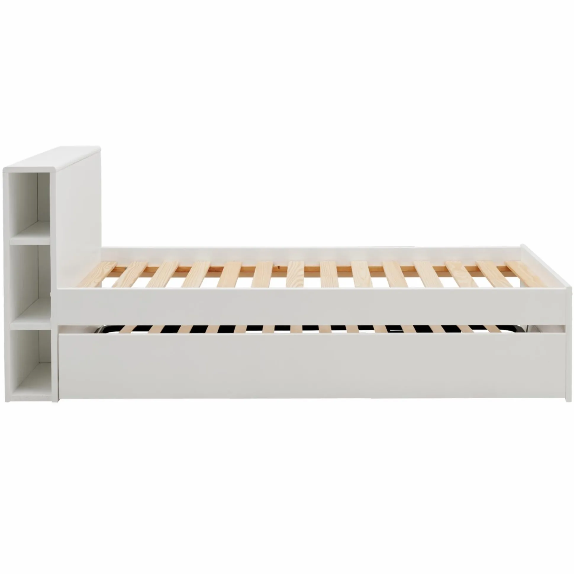 Lit gigogne bois massif Sebastian - Blanc