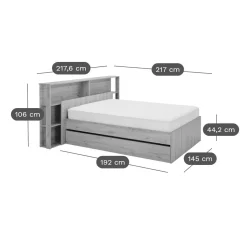 Lit rangement Nature - 140 x 190 cm
